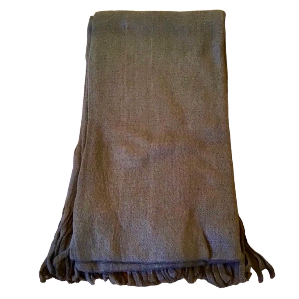 Steve Madden Super Soft Knit Brown Blanket Scarf (NWT) (Size: OSFM) - Picture 3 of 5